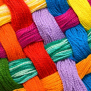 Artwork thumbnail, Colourful knits pattern by conceptDVS