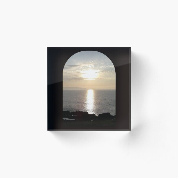 Sunset over Portstewart Acrylic Block