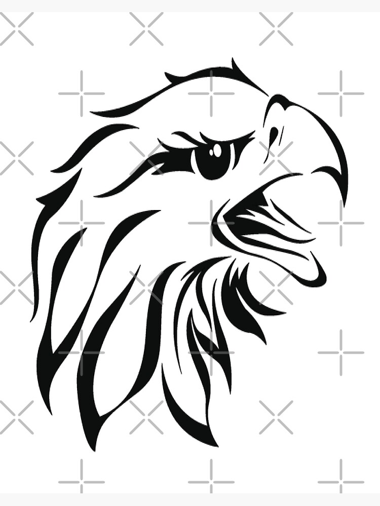 Navy Eagle Temporary Tattoo - Easy to apply & remove!