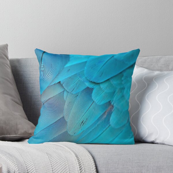 Item preview, Blue feathers bird pattern designed and sold by conceptDVS.