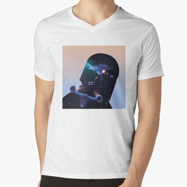 Space battle V-Neck T-Shirt
