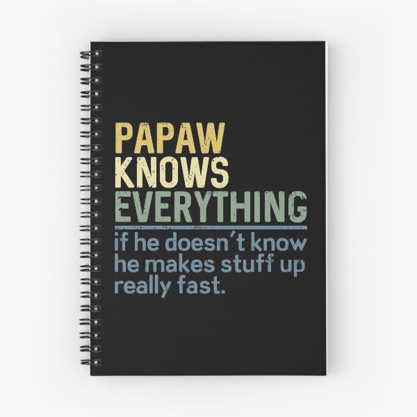Item preview, Papaw Pop Knows Everything Best Grandpa Gift with funny family quote designed and sold by alenaz.
