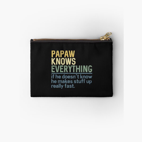 Item preview, Papaw Pop Knows Everything Best Grandpa Gift with funny family quote designed and sold by alenaz.