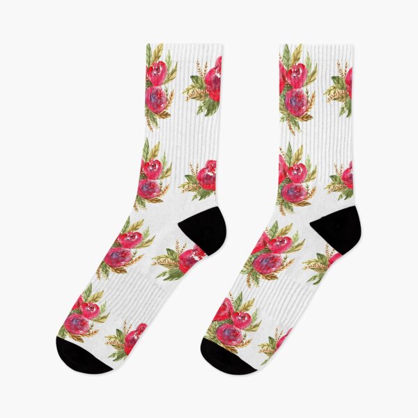 Aperçu de l'œuvre Fleurs rouges créée et vendue par Leafbear Studio.