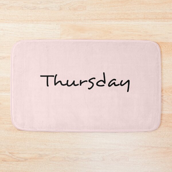 Item preview, Thursday designed and sold by Matcreator.