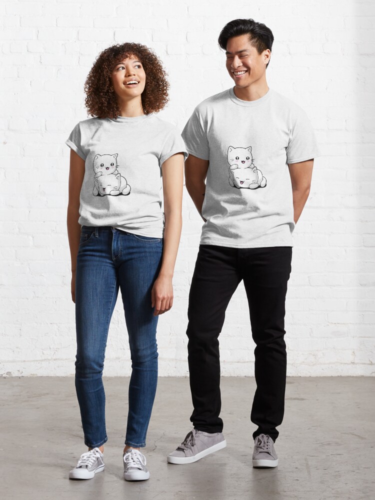 Aperçu 1 sur 7. T-shirt classique avec l'œuvre Chaton kawaii créée et vendue par t335.