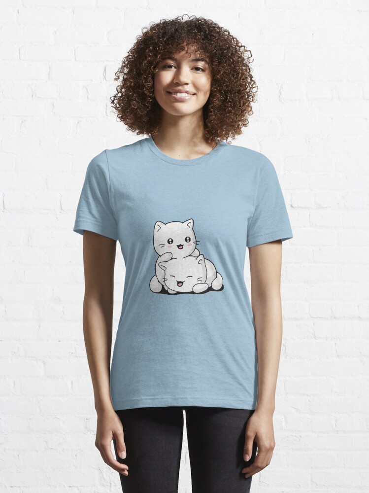 T-shirt essentiel ''Chaton kawaii' : autre vue