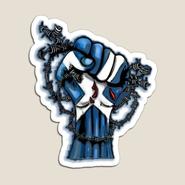 Scotland Yes Independence Fist Design Magnet