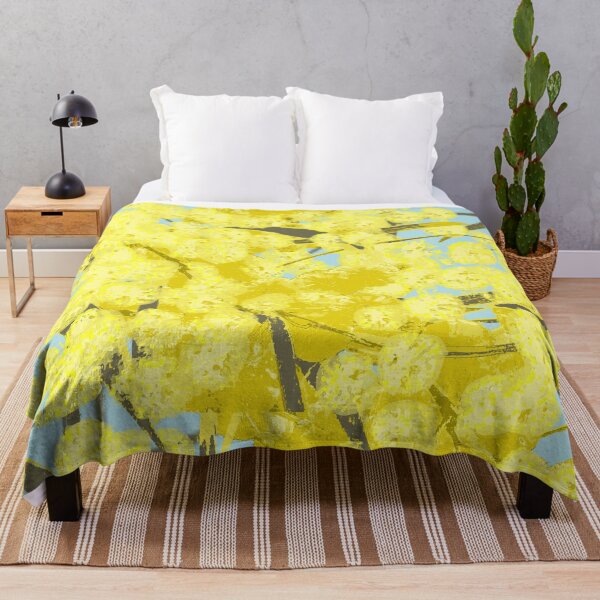 Item preview, Acacia pycnantha (Golden Wattle) on sky designed and sold by ChrissyWild.