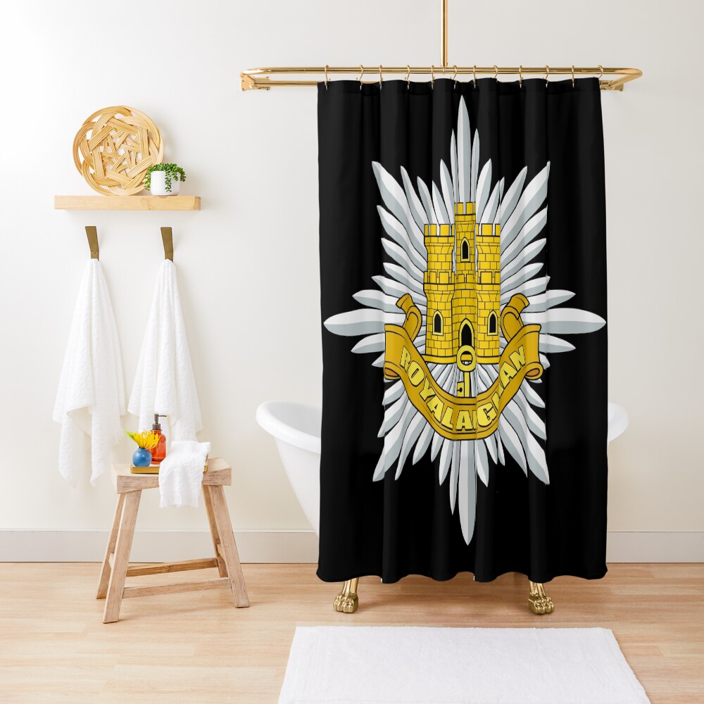 "Royal Anglian Regiment (R ANGLIAN) British Army" Shower Curtain for Sale by wordwidesymbols