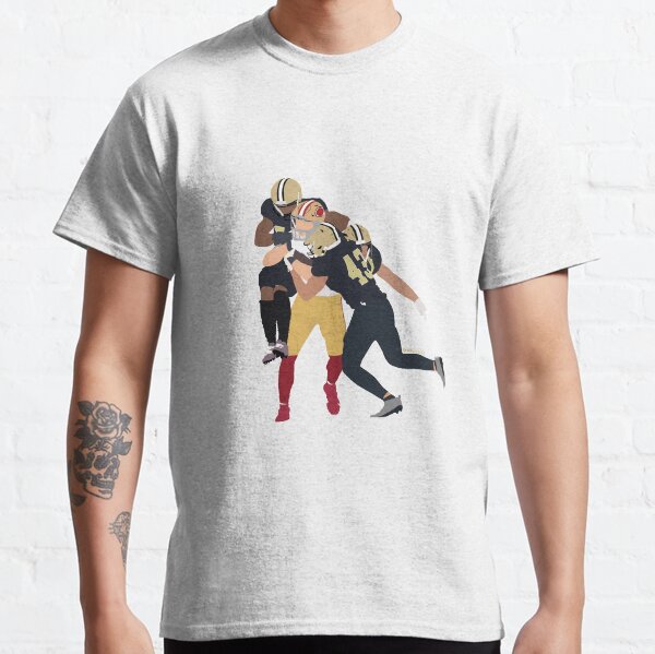 George Kittle v Saints Game Winning Play Minimalist Art // Phone case, t shirt, stickers and more Classic T-Shirt