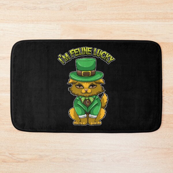 Item preview, I'm Feline Lucky - St. Patrick's Day Irish Cat designed and sold by anziehend.