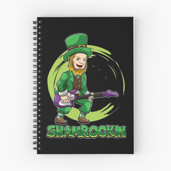 Item preview, Shamrockin - Leprechaun With E-Guitar - Musician designed and sold by anziehend.