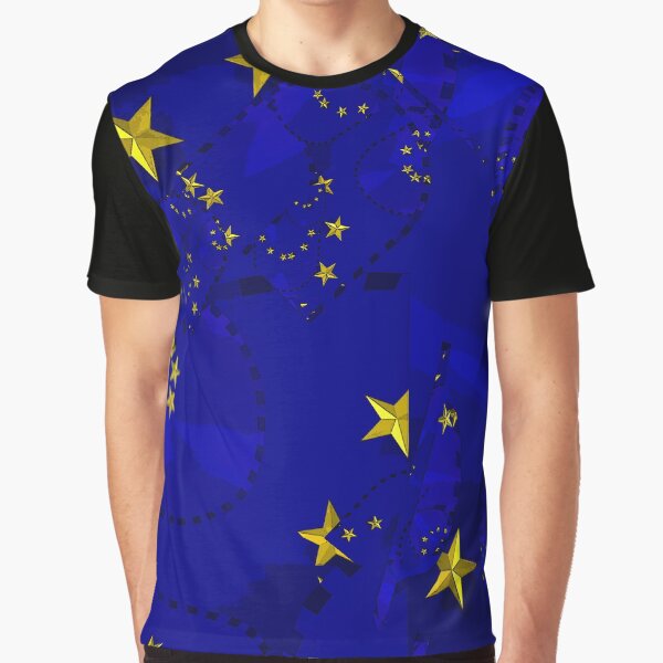 Eu Flag pattern Graphic T-Shirt