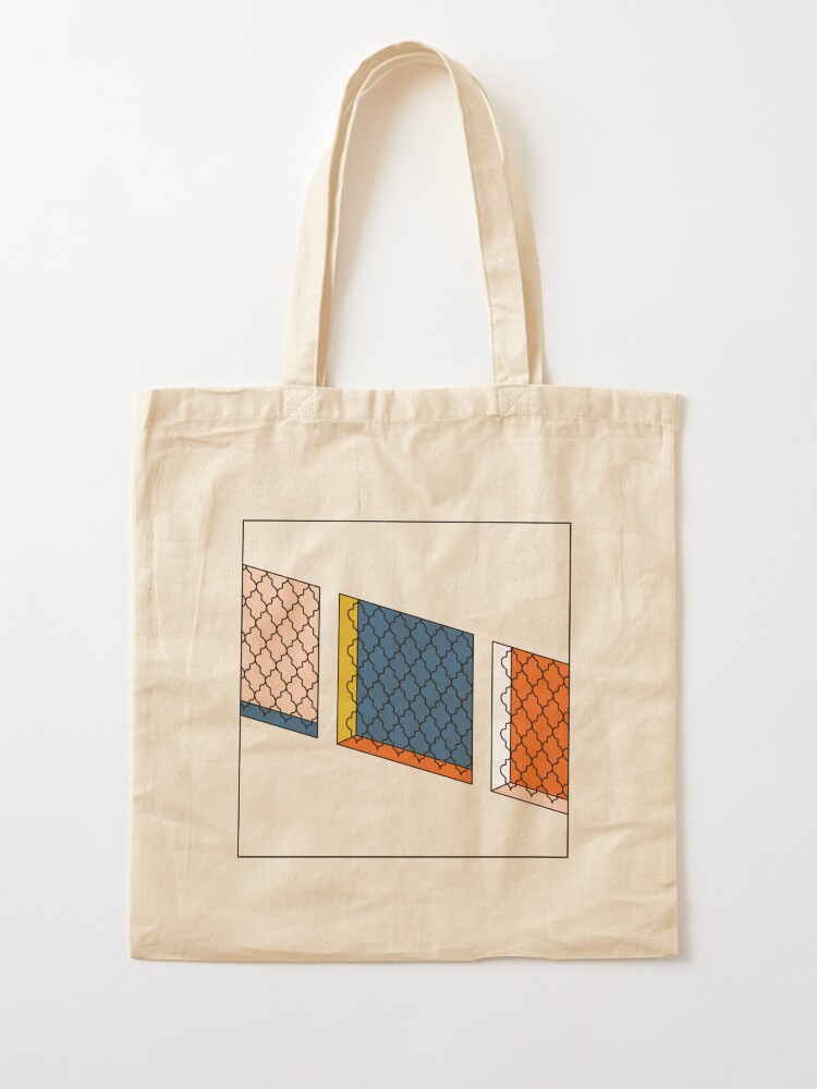 Thumbnail 2 of 5, Tote Bag, Haifa Windows designed and sold by nabilburias.