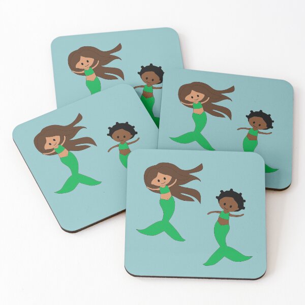 Item preview, 2 Mermaid Friends designed and sold by nutmegfairy.