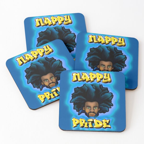 Item preview, Nappy Pride: AfroMan Blue & Gold - Mi Familia Series  designed and sold by Maximus Gaut.