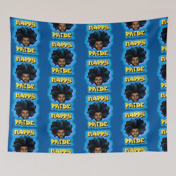 Item preview, Nappy Pride: AfroMan Blue & Gold - Mi Familia Series  designed and sold by Maximus Gaut.