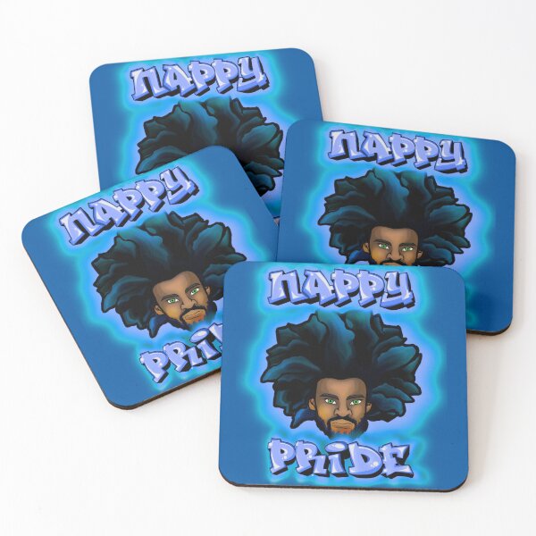 Item preview, Nappy Pride: AfroMan All Blue - Mi Familia Series  designed and sold by Maximus Gaut.