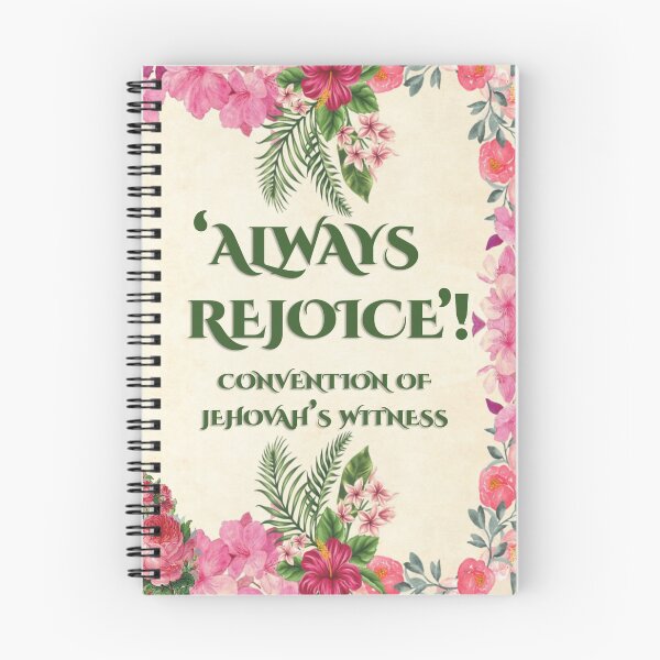 Item preview, Always Rejoice Convention Of Jehovah's Witnesses JW Gifts Regional Convention Of Jehovah's Witnesses 2020 Notebook Gift | Jehovah's Witnesses Gifts. Green designed and sold by PioneerBros.