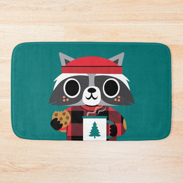 Item preview, Raccoon in Red Buffalo Plaid Sweater designed and sold by jsongdesign.