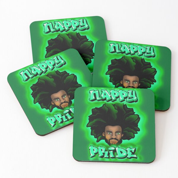 Item preview, Nappy Pride: AfroMan All Green - Mi Familia Series  designed and sold by Maximus Gaut.
