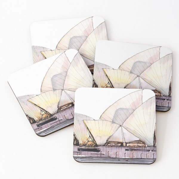 Item preview, Sydney Opera House watercolour illustration  designed and sold by joellis.