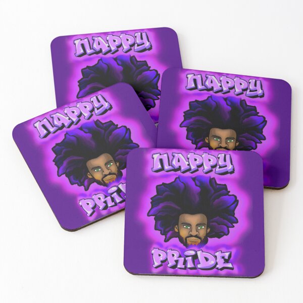 Item preview, Nappy Pride: AfroMan All Purple - Mi Familia Series  designed and sold by Maximus Gaut.