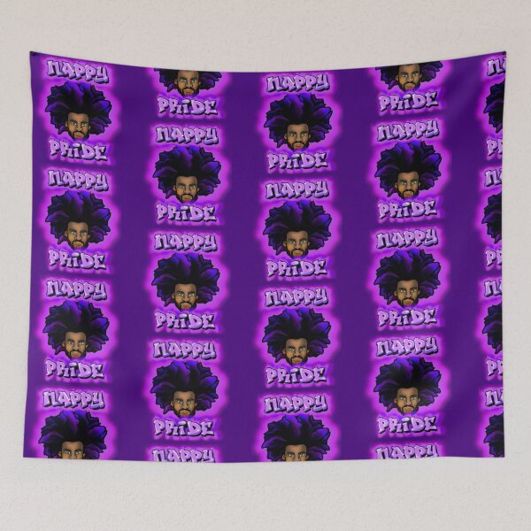 Item preview, Nappy Pride: AfroMan All Purple - Mi Familia Series  designed and sold by Maximus Gaut.