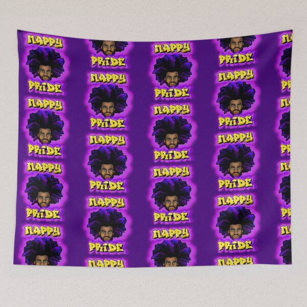 Item preview, Nappy Pride: AfroMan Purple & Gold - Mi Familia Series  designed and sold by Maximus Gaut.