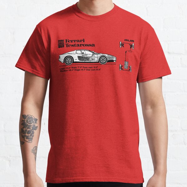 ferrari testarossa t shirt