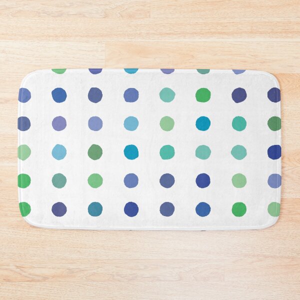 Item preview, Circular Dalmatian Spots - Ocean #472 designed and sold by Natural Collective.