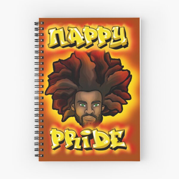 Item preview, Nappy Pride: AfroMan Orange & Gold - Mi Familia Series  designed and sold by Maximus Gaut.