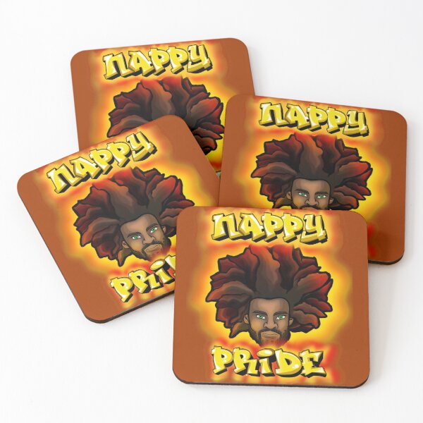 Item preview, Nappy Pride: AfroMan Orange & Gold - Mi Familia Series  designed and sold by Maximus Gaut.