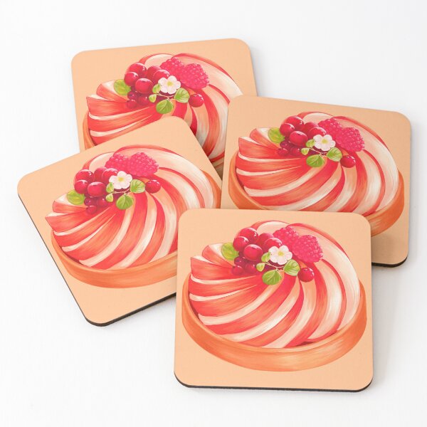 Item preview, Food Illustrations: Apple Tart designed and sold by clarywhy.