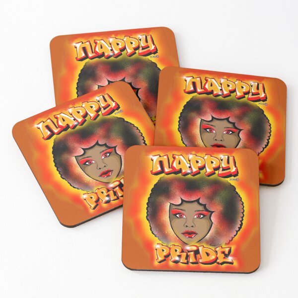 Item preview, Nappy Pride: Afro Woman All Orange Mi Familia Series  designed and sold by Maximus Gaut.