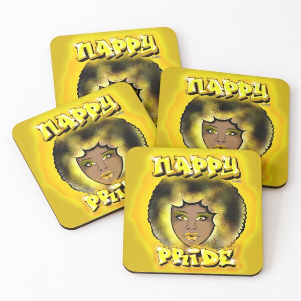 Item preview, Nappy Pride: Afro Woman All Gold - Mi Familia Series  designed and sold by Maximus Gaut.