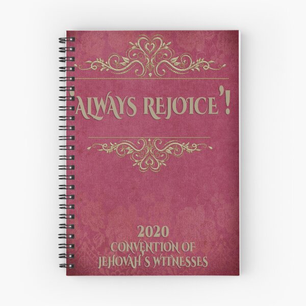 Item preview, Copy of Always Rejoice Convention Of Jehovah's Witnesses JW Gifts Regional Convention Of Jehovah's Witnesses 2020 Notebook Gift | Jehovah's Witnesses Gifts. Velvet designed and sold by PioneerBros.
