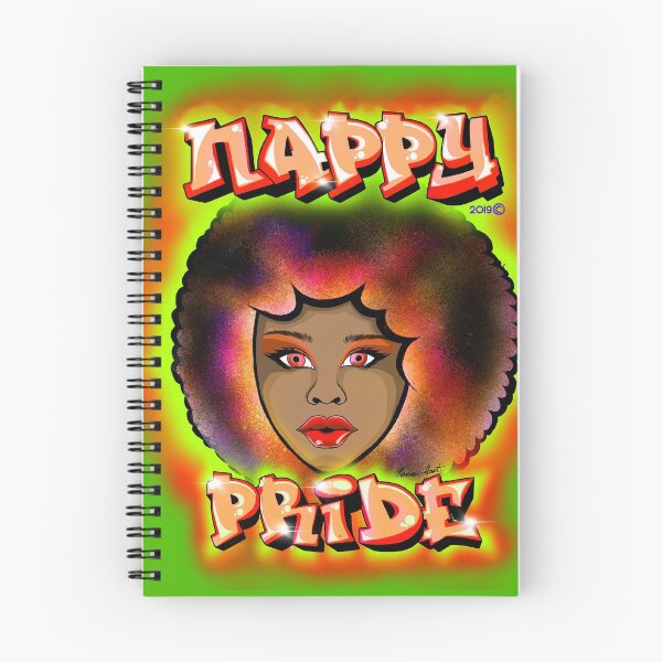 Item preview, Nappy Pride: Afro Woman Orange & Green Mi Familia Series  designed and sold by Maximus Gaut.