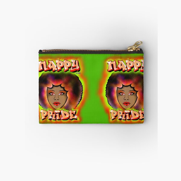 Item preview, Nappy Pride: Afro Woman Orange & Green Mi Familia Series  designed and sold by Maximus Gaut.