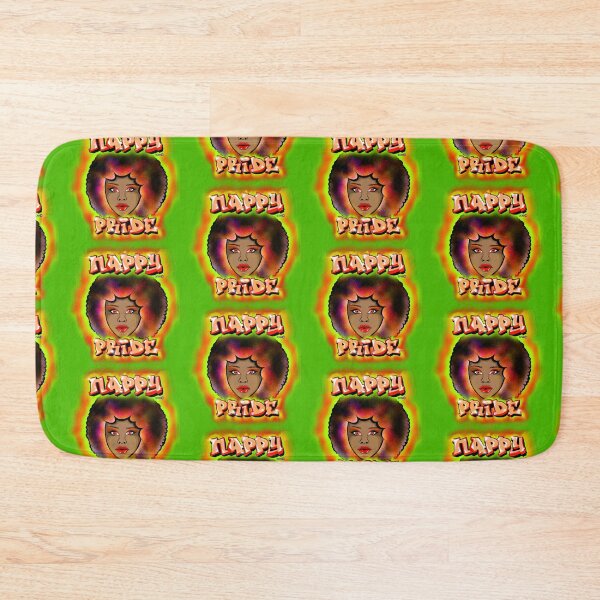 Item preview, Nappy Pride: Afro Woman Orange & Green Mi Familia Series  designed and sold by Maximus Gaut.