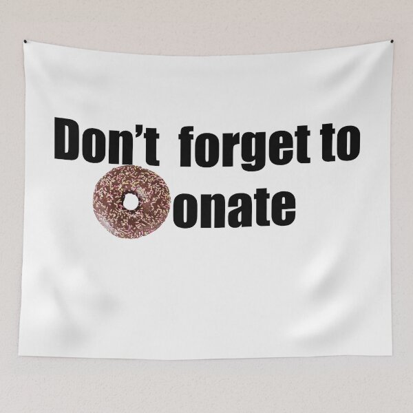 Item preview, don't forget to donate / donuts lovers / joker lovers / human rights / " dont forget to smile " designed and sold by Man Of Pixels.
