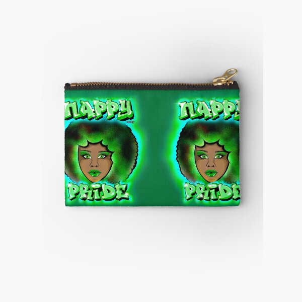 Item preview, Nappy Pride: Afro Woman Green Mi Familia Series  designed and sold by Maximus Gaut.