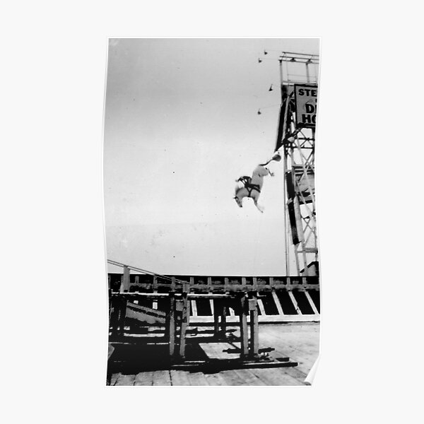 "Steel Pier New Jersey Diving Horse Performance By Jonathan Green