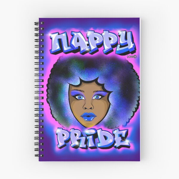Item preview, Nappy Pride: Afro Woman Blue & Purple Mi Familia Series  designed and sold by Maximus Gaut.