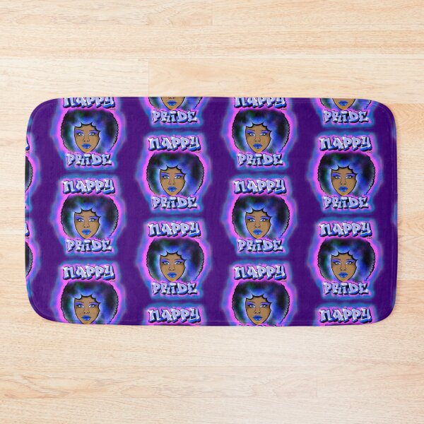 Item preview, Nappy Pride: Afro Woman Blue & Purple Mi Familia Series  designed and sold by Maximus Gaut.