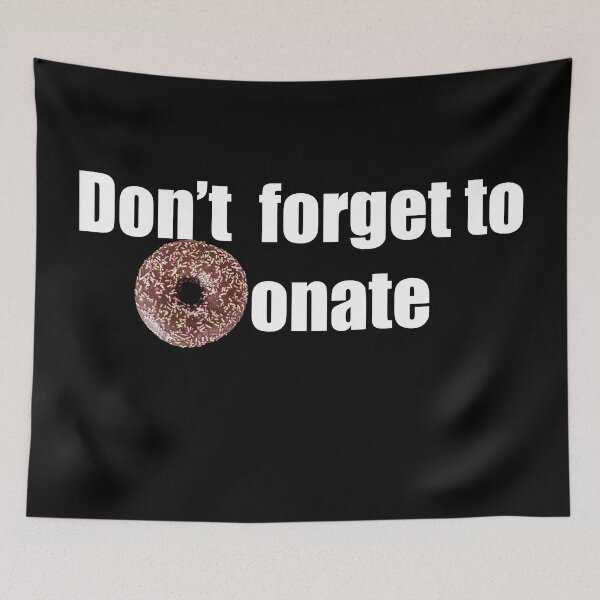 Item preview, Copy of don't forget to donate / donuts lovers / joker lovers / human rights / " dont forget to smile " designed and sold by Man Of Pixels.