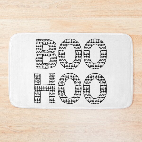 Item preview, Boho Style Boo Hoo Black And White Typography designed and sold by Almdrs.
