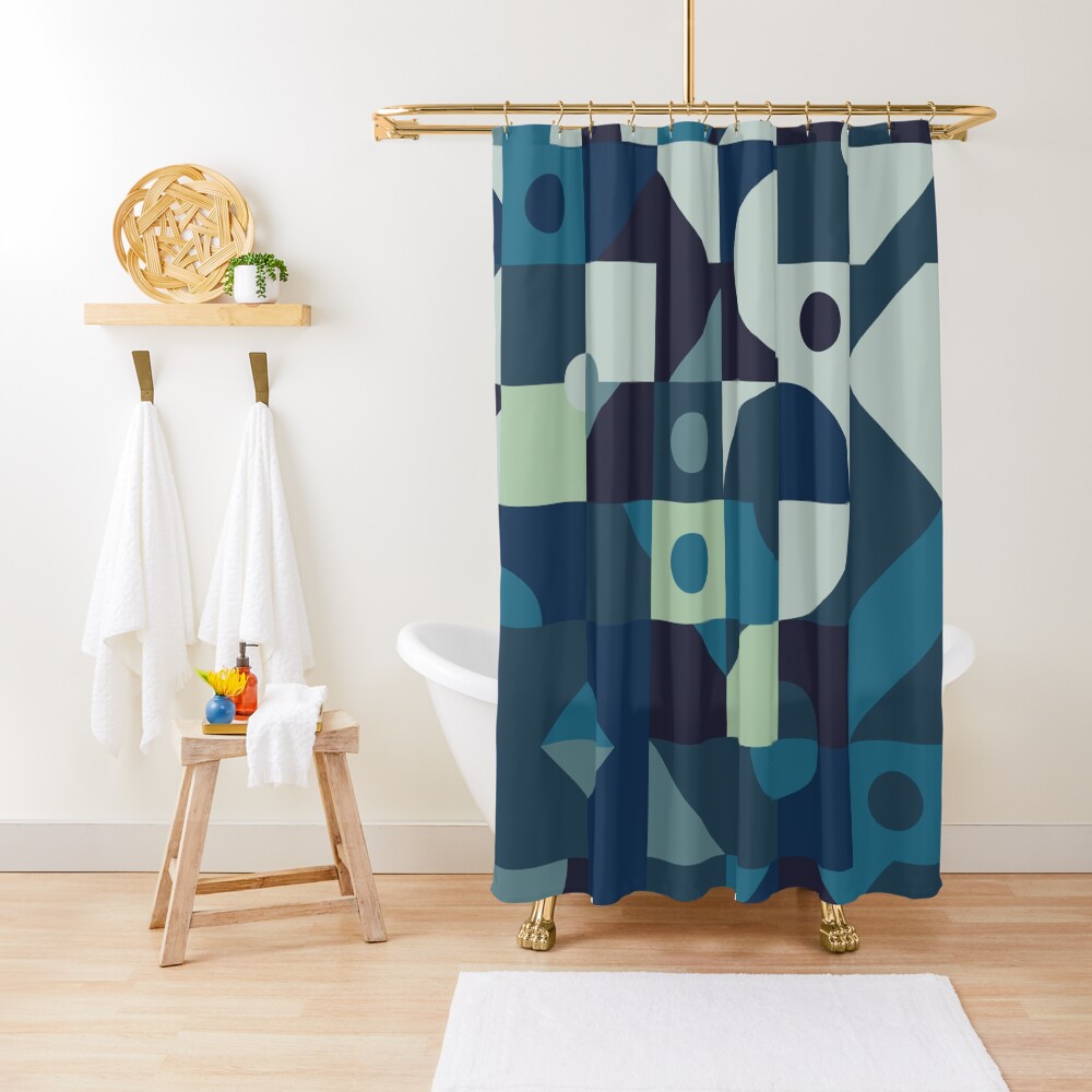 Sea of Times Shower Curtain