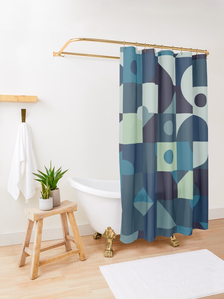 Alternate view of Sea of Times Shower Curtain